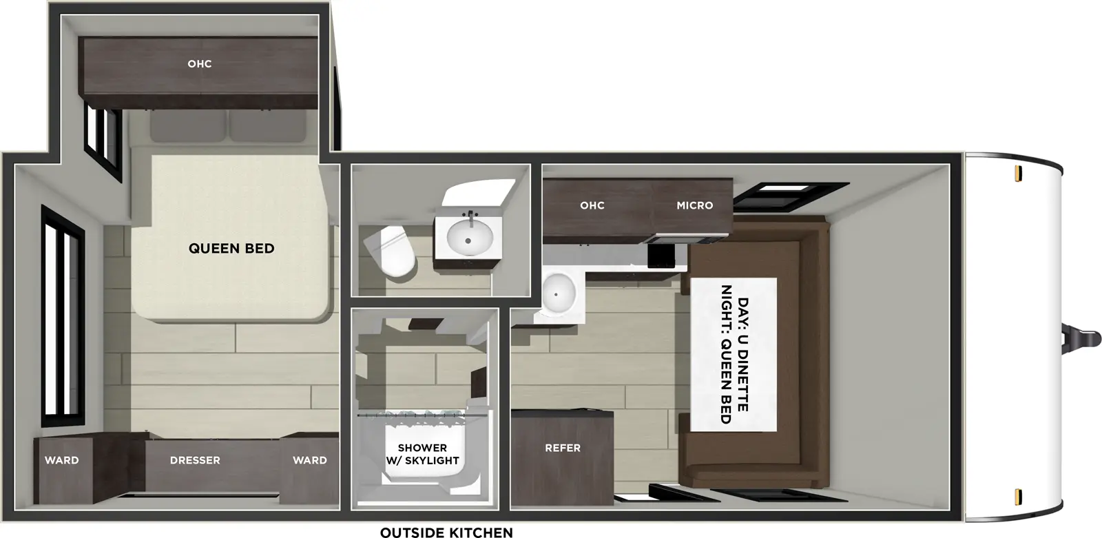 Wildwood Fsx 169RSK Floorplan
